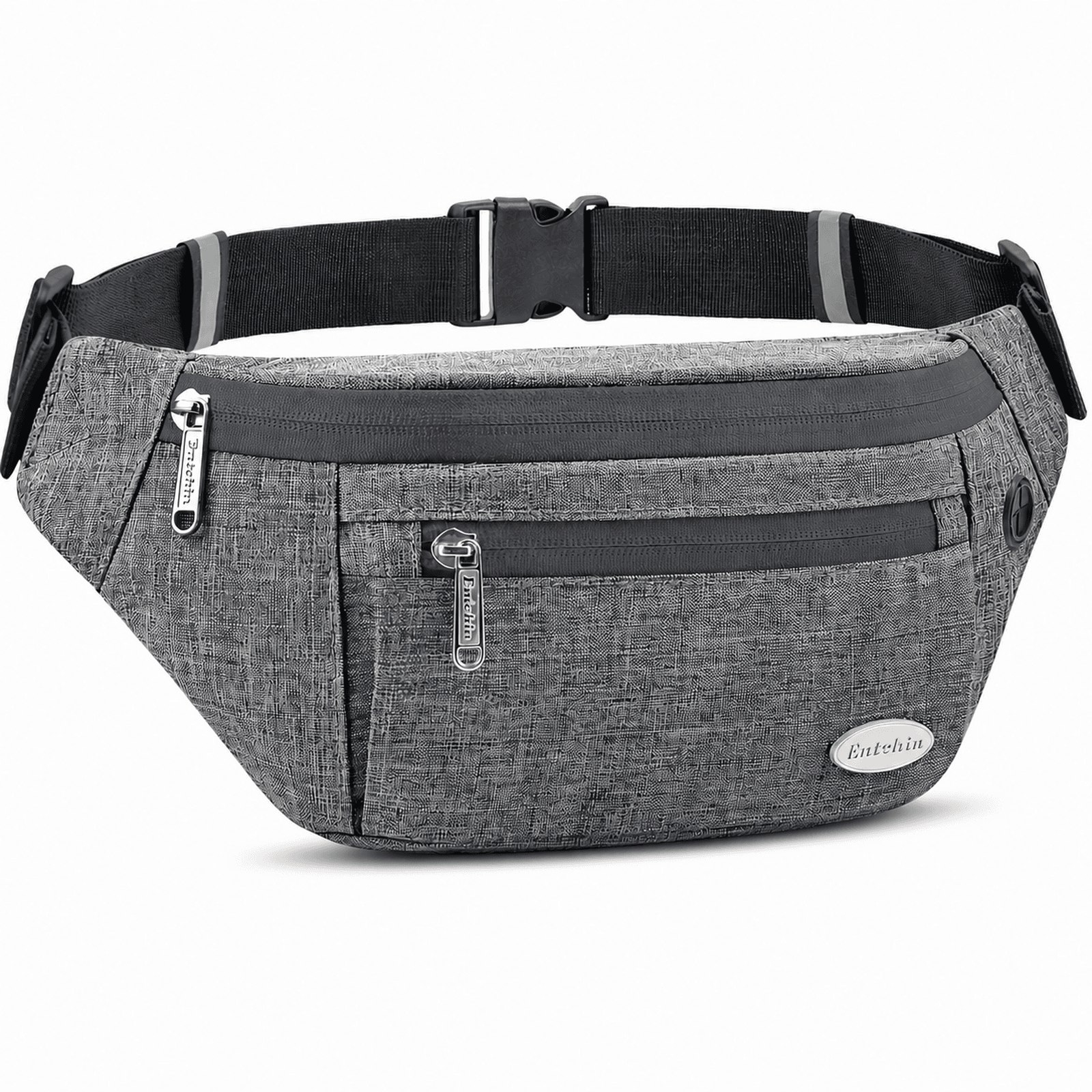 Medium gray fanny pack