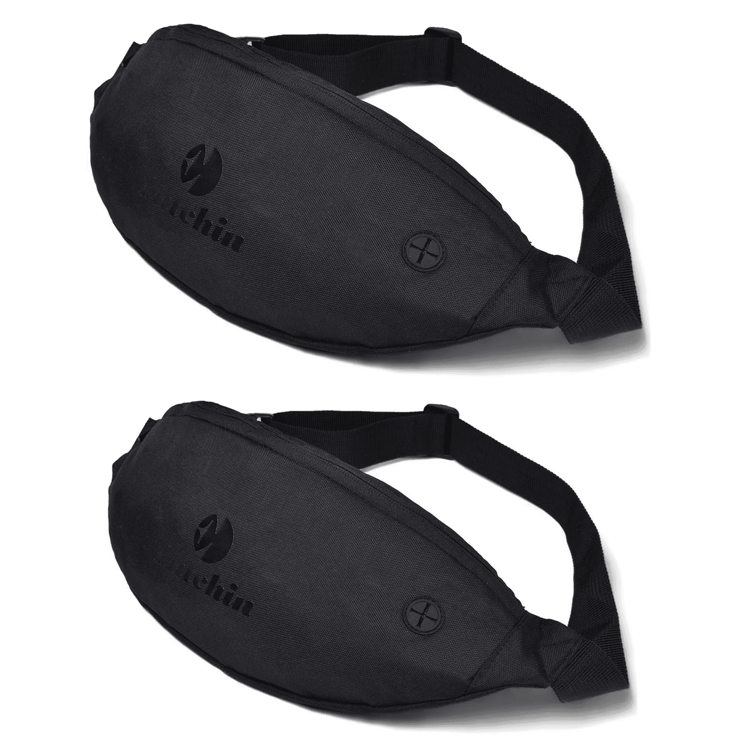 black fanny packs 2 pack