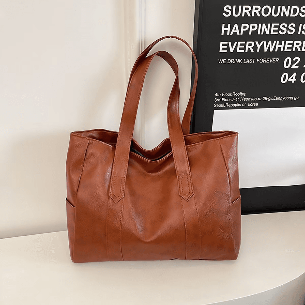 brown hobo bag