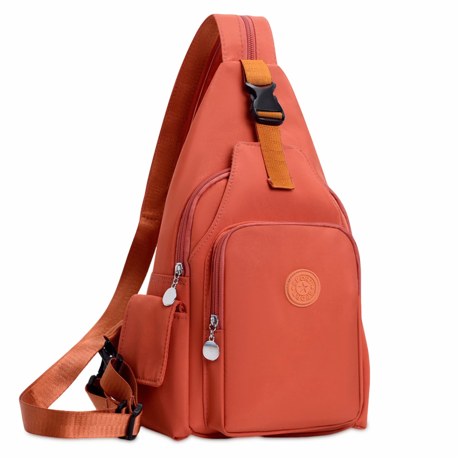 Orange sling bag