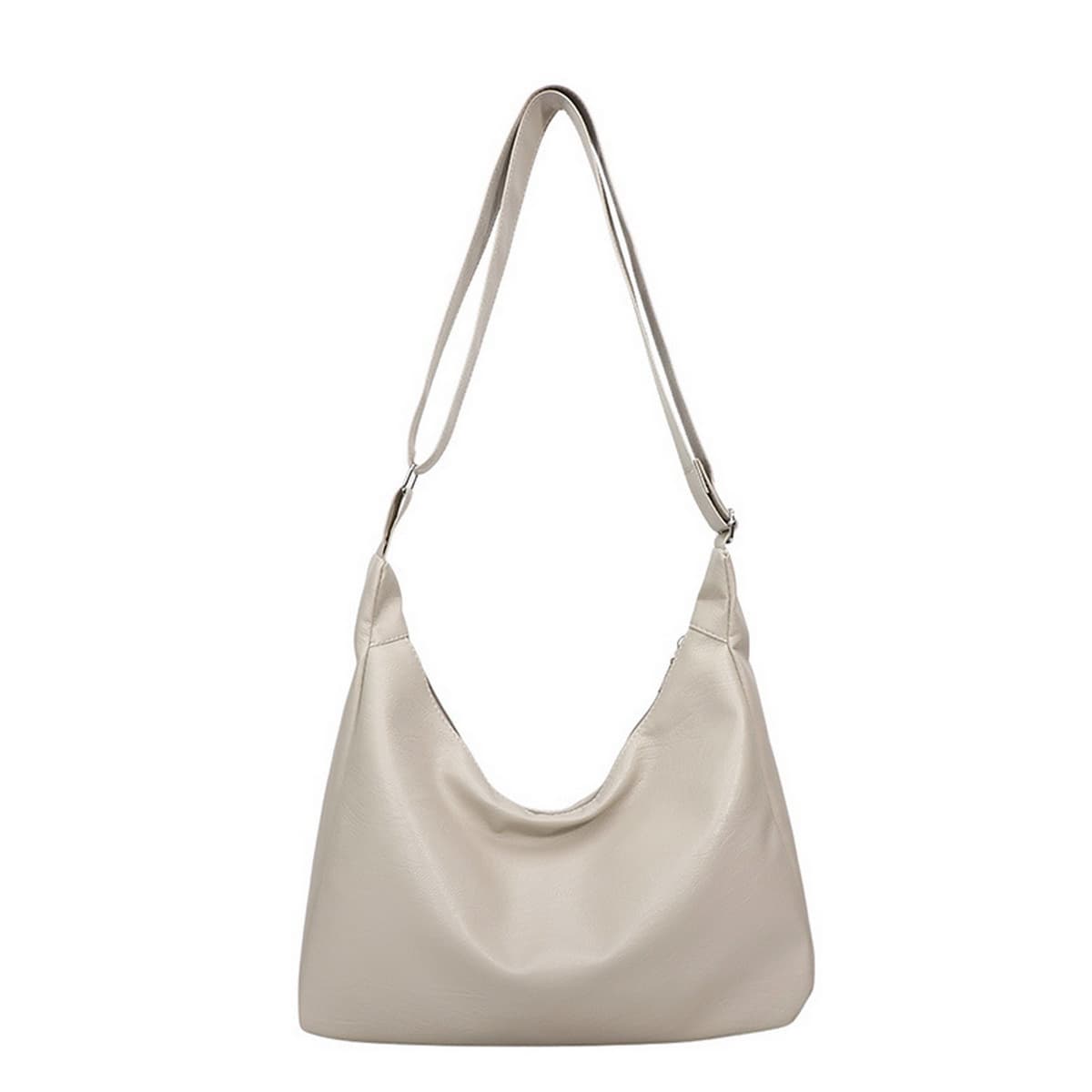 beige hobo bag