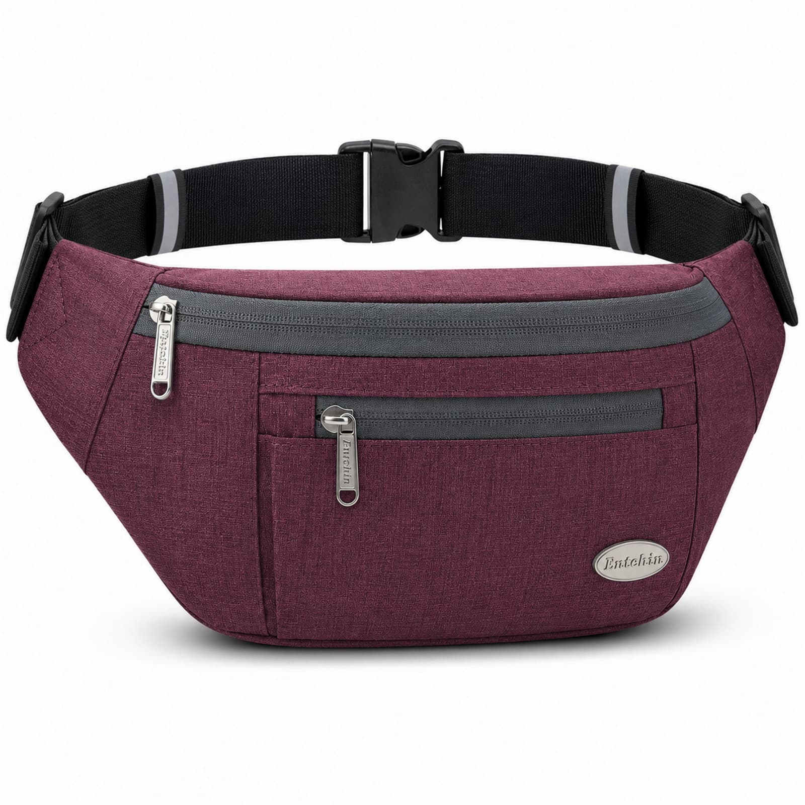 burgundy fanny pack